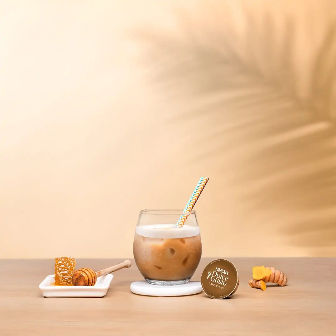 iced latte до кафе капсула